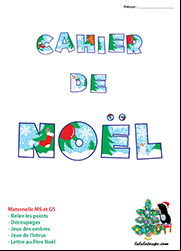 Cahier de jeux de Noël gratuit à imprimer