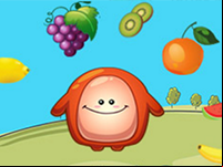 Jeu en ligne pour enfants : Choli aime les fruits