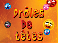 Drôles de têtes, jeu en ligne pour tablettes