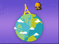 Le tour du monde en 2 secondes, jeu gratuit en ligne